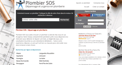 Desktop Screenshot of plombier-sos.fr