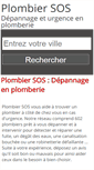 Mobile Screenshot of plombier-sos.fr