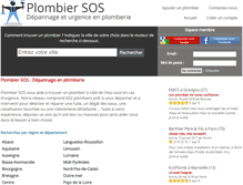 Tablet Screenshot of plombier-sos.fr